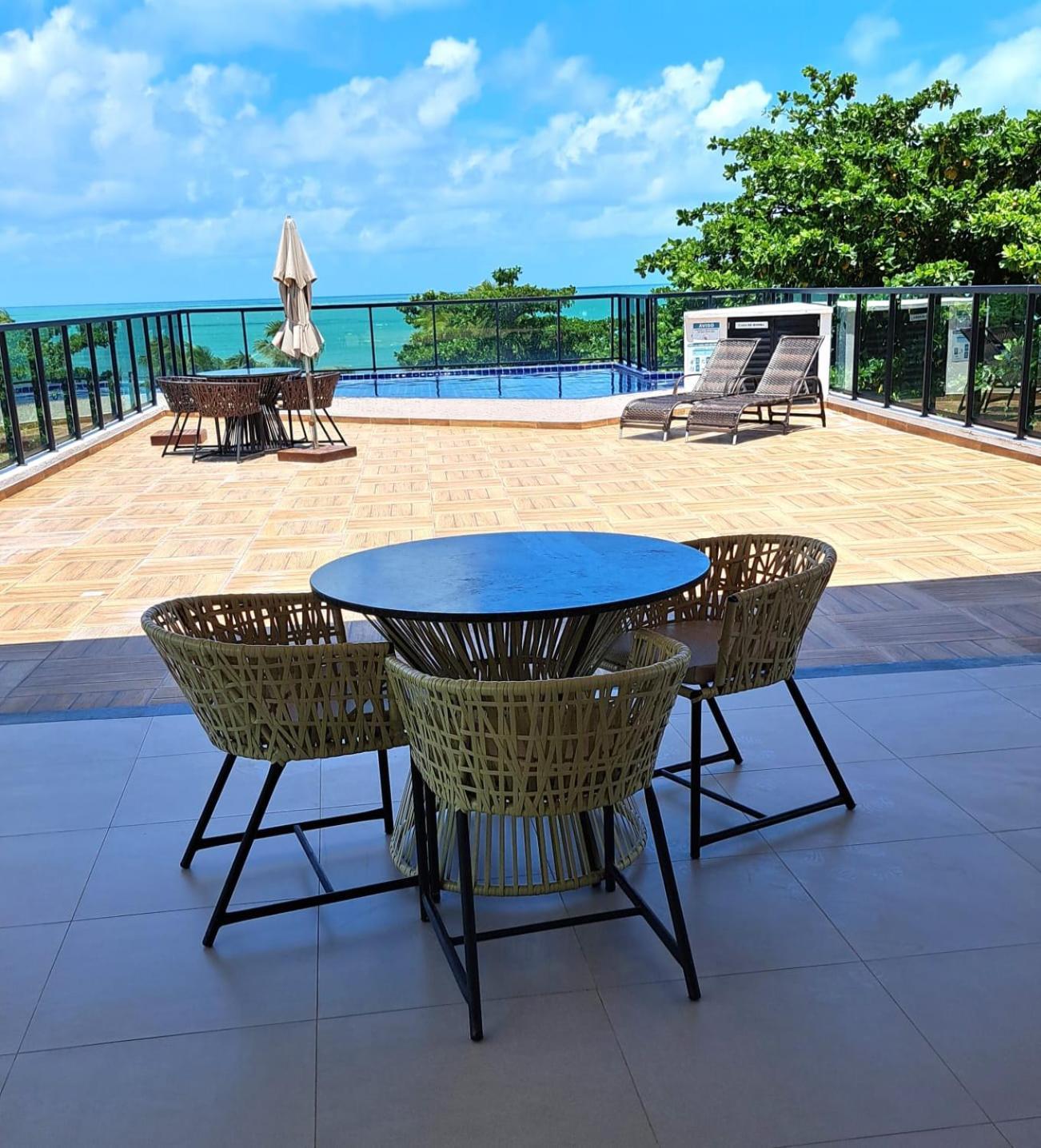 Lindo Flat No Residencial Maraca Beach ปอร์โต จิ กาลินญาส ภายนอก รูปภาพ